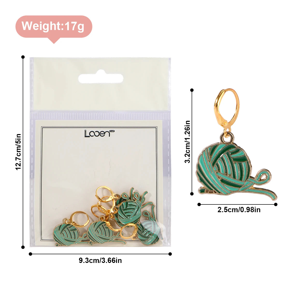 5/8/12pcs Handmade Knitting Stitch Markers Metal Crochet Locking Knitting Markers DIY Yarn Weaving Sewing Accessories Tools Set