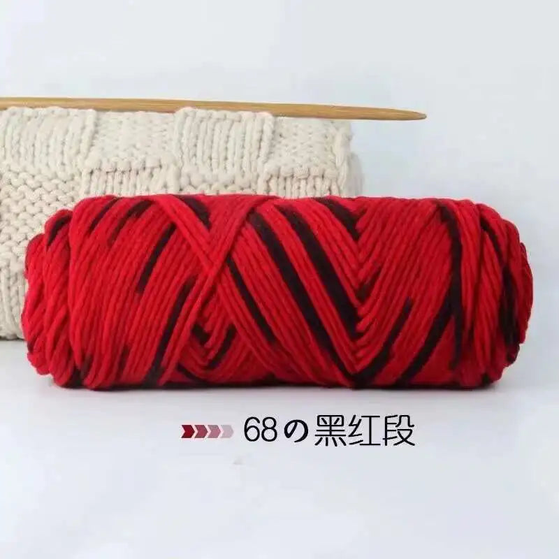 Lover 100g Pure Colour Yarn Soft Milk Cotton Yarn Woolen Yarn 8 ply Thread for Knitting Scarf Wool Handmade DIY Scarves Gift