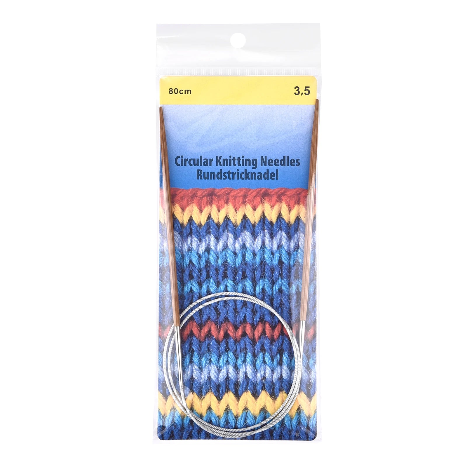 80cm Long Circular Sweater Needle Stainless Steel Crochet Sweater Knitting Tool Handmade DIY Weaving Tools Knitting Needles