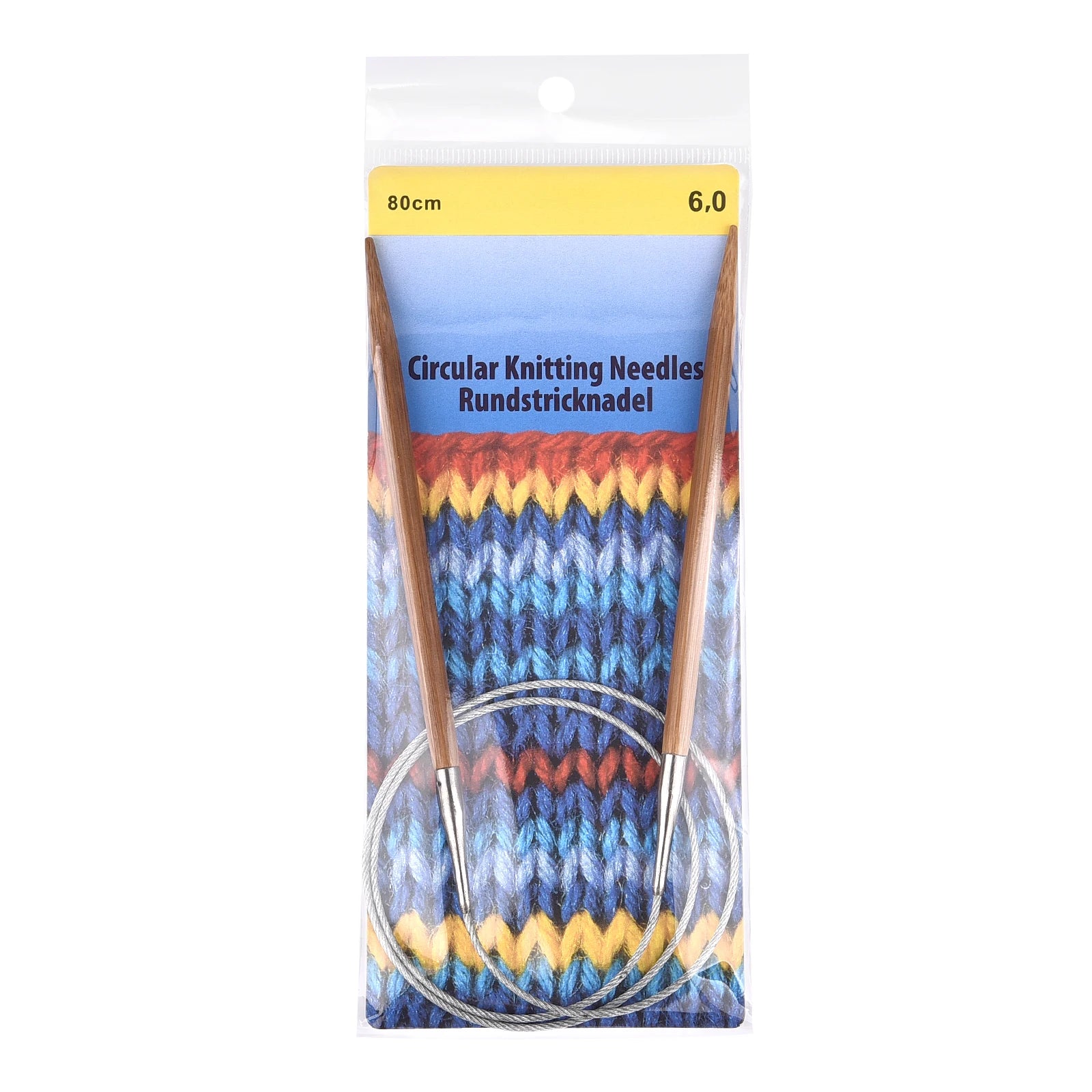 80cm Long Circular Sweater Needle Stainless Steel Crochet Sweater Knitting Tool Handmade DIY Weaving Tools Knitting Needles