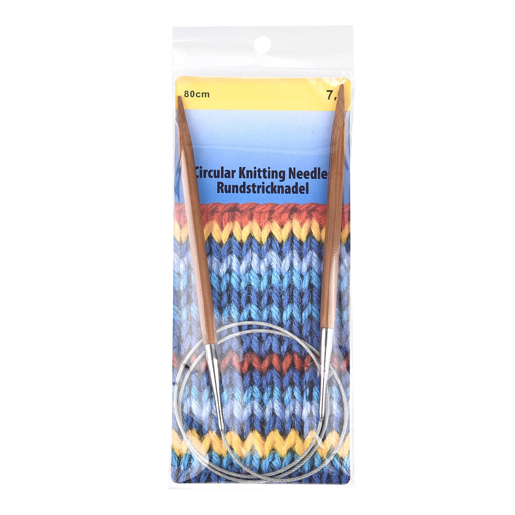 80cm Long Circular Sweater Needle Stainless Steel Crochet Sweater Knitting Tool Handmade DIY Weaving Tools Knitting Needles
