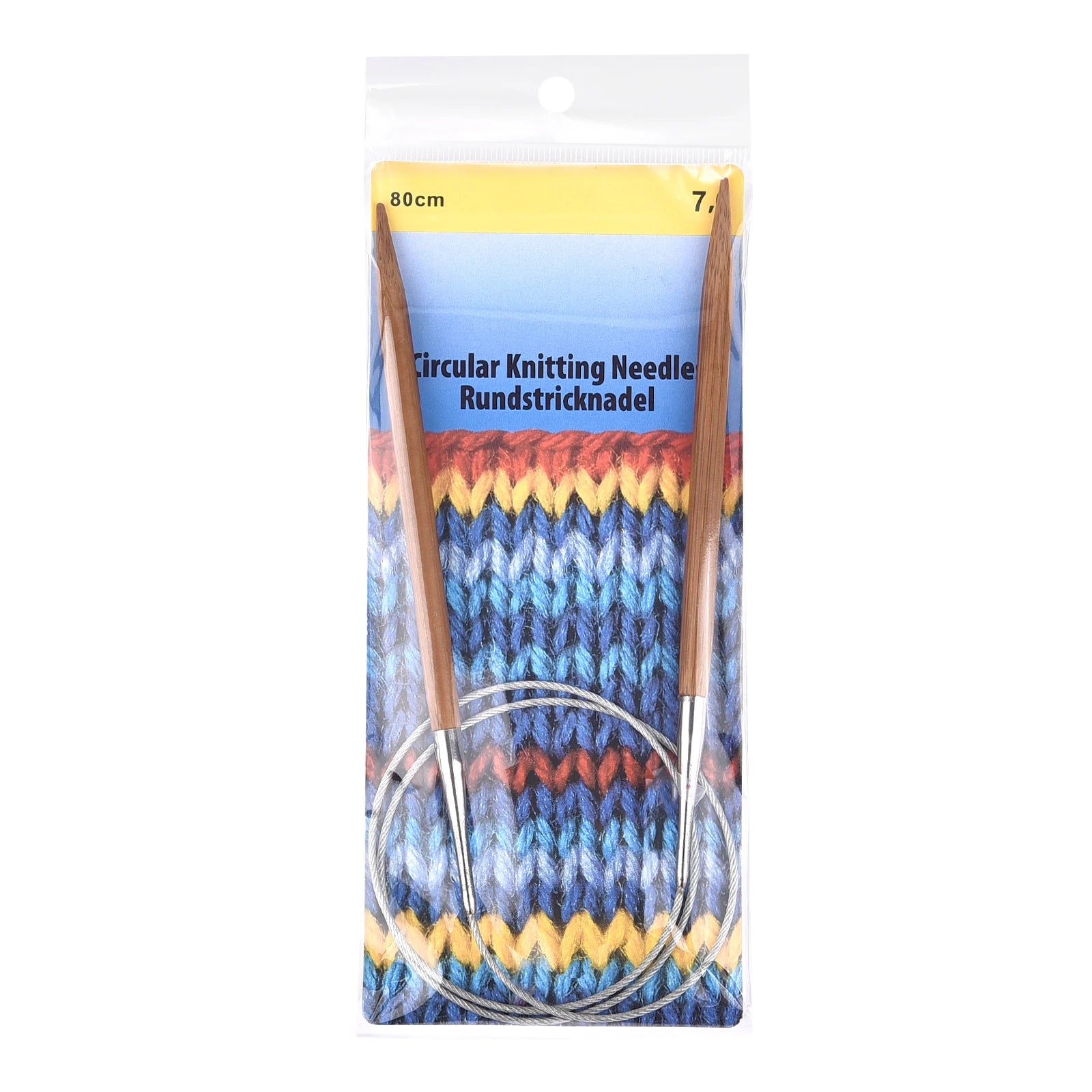 80cm Long Circular Sweater Needle Stainless Steel Crochet Sweater Knitting Tool Handmade DIY Weaving Tools Knitting Needles