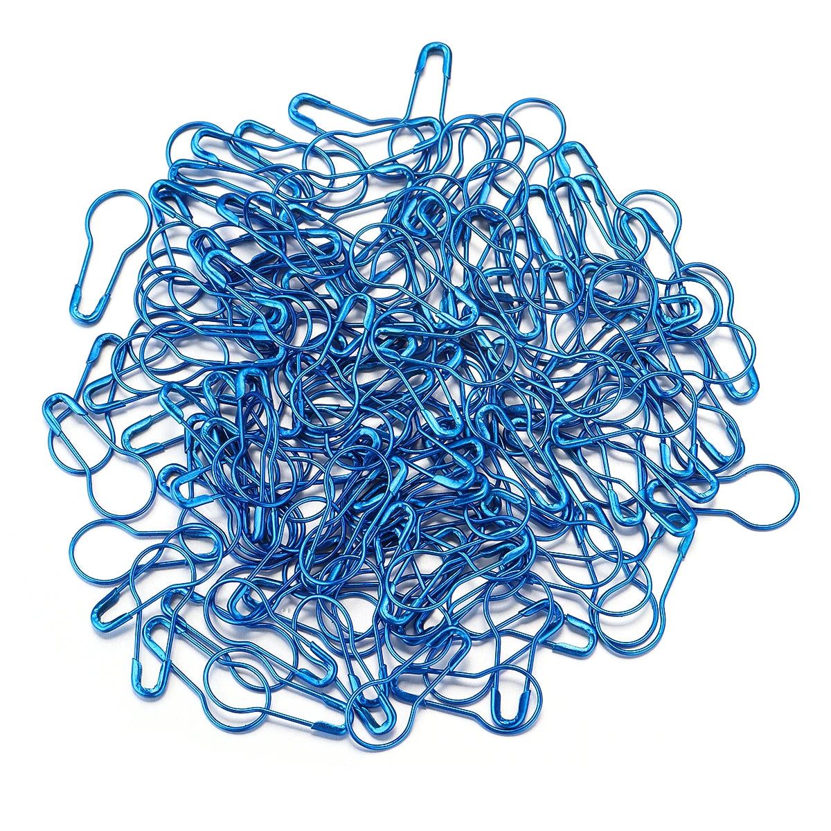 200Pcs Colorful Safety Pins Metal Gourd Pear Shape Locking Knitting Marker Tag Pins For Crafts Garment Brooch Sewing Pins Tools