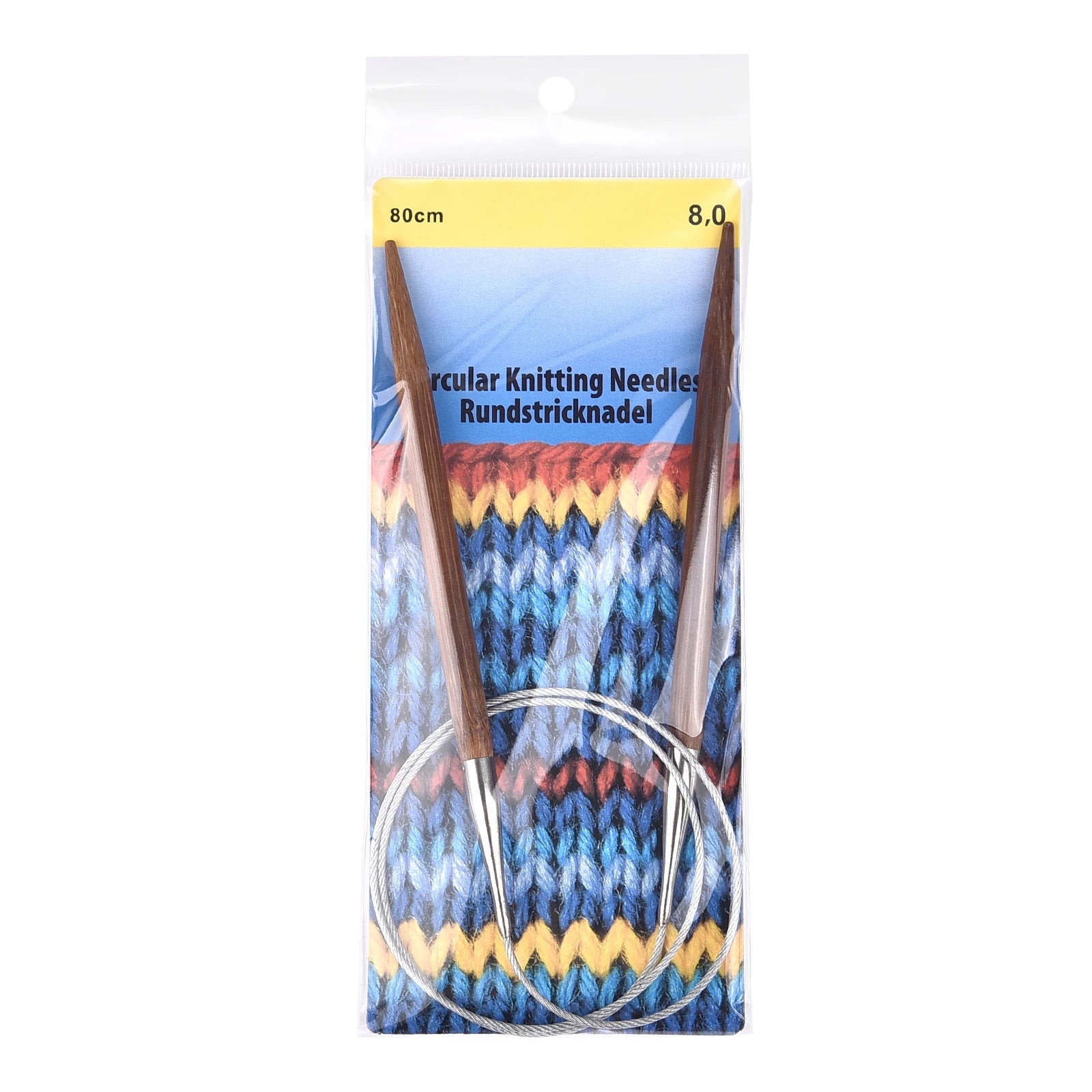 80cm Long Circular Sweater Needle Stainless Steel Crochet Sweater Knitting Tool Handmade DIY Weaving Tools Knitting Needles