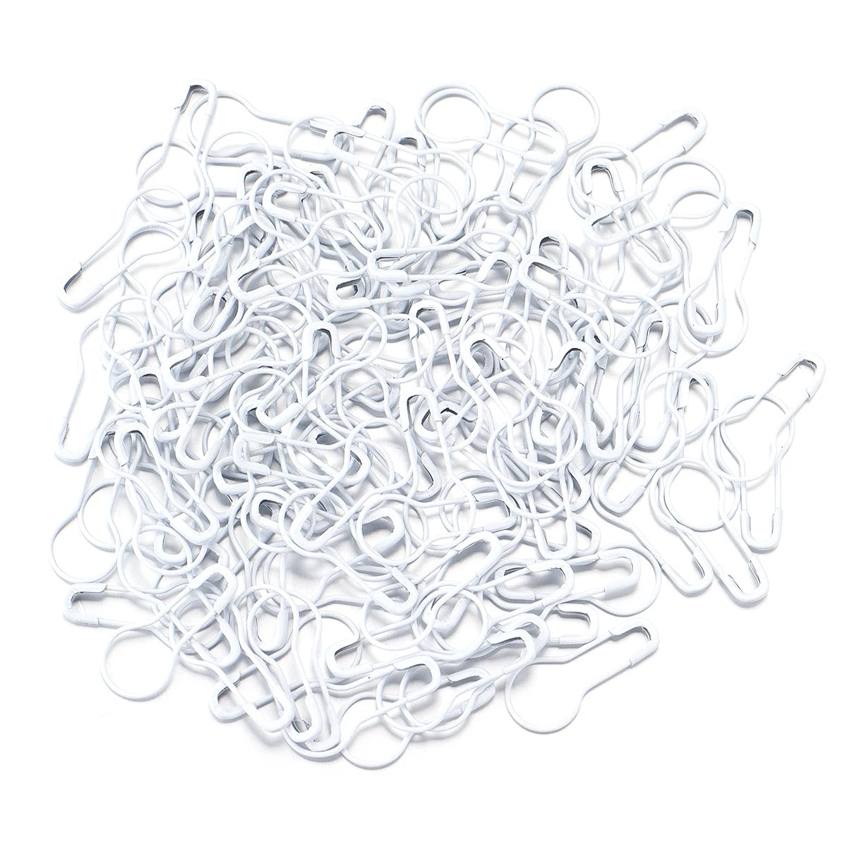 200Pcs Colorful Safety Pins Metal Gourd Pear Shape Locking Knitting Marker Tag Pins For Crafts Garment Brooch Sewing Pins Tools