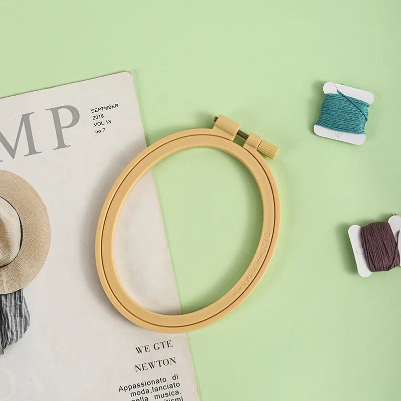 Plastic Embroidery Hoop – Cross Stitch Frame