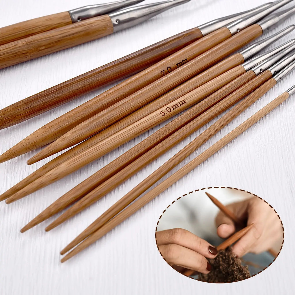 80cm Long Circular Sweater Needle Stainless Steel Crochet Sweater Knitting Tool Handmade DIY Weaving Tools Knitting Needles