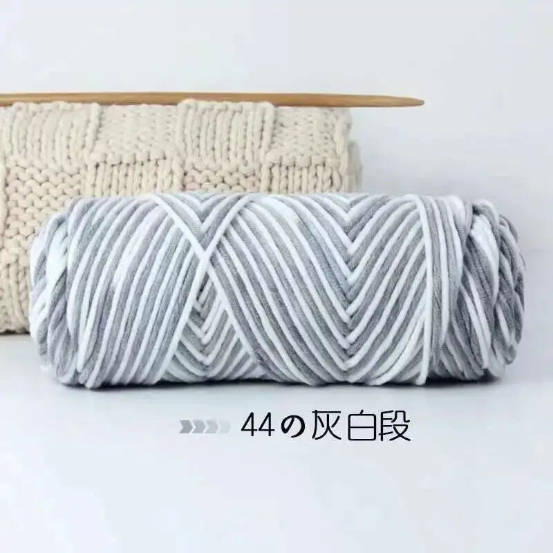 Lover 100g Pure Colour Yarn Soft Milk Cotton Yarn Woolen Yarn 8 ply Thread for Knitting Scarf Wool Handmade DIY Scarves Gift