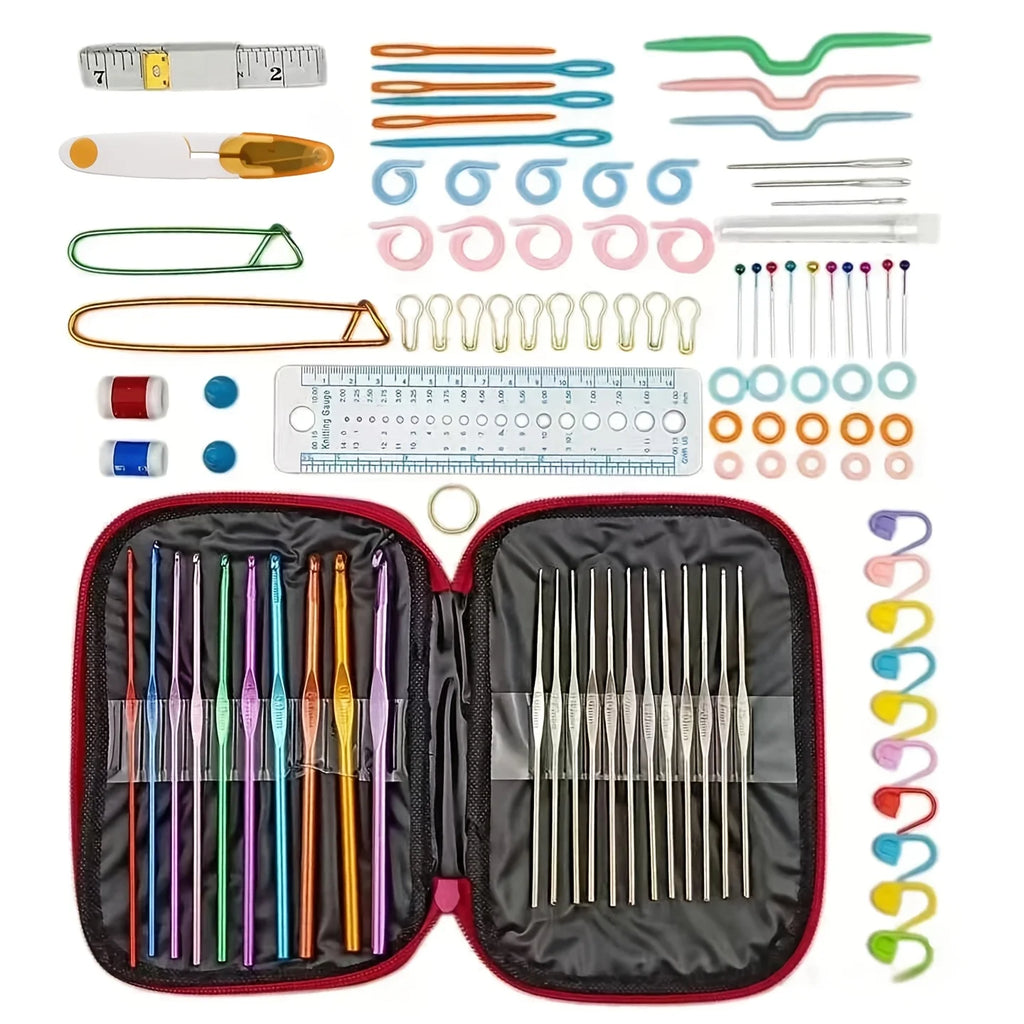 Metal Crochet Hook Set – Assorted Sizes
