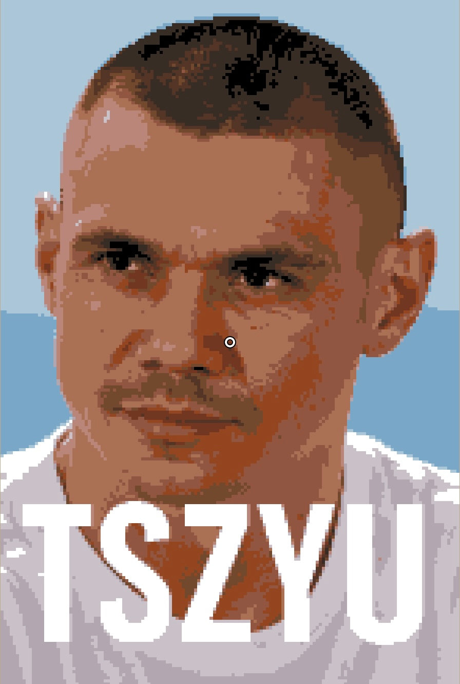 Custom Cross-Stitch Portrait – Medium (20x25cm)