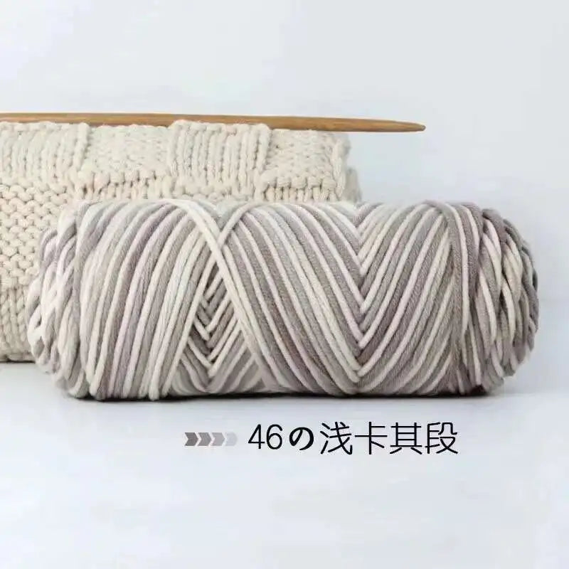 Lover 100g Pure Colour Yarn Soft Milk Cotton Yarn Woolen Yarn 8 ply Thread for Knitting Scarf Wool Handmade DIY Scarves Gift