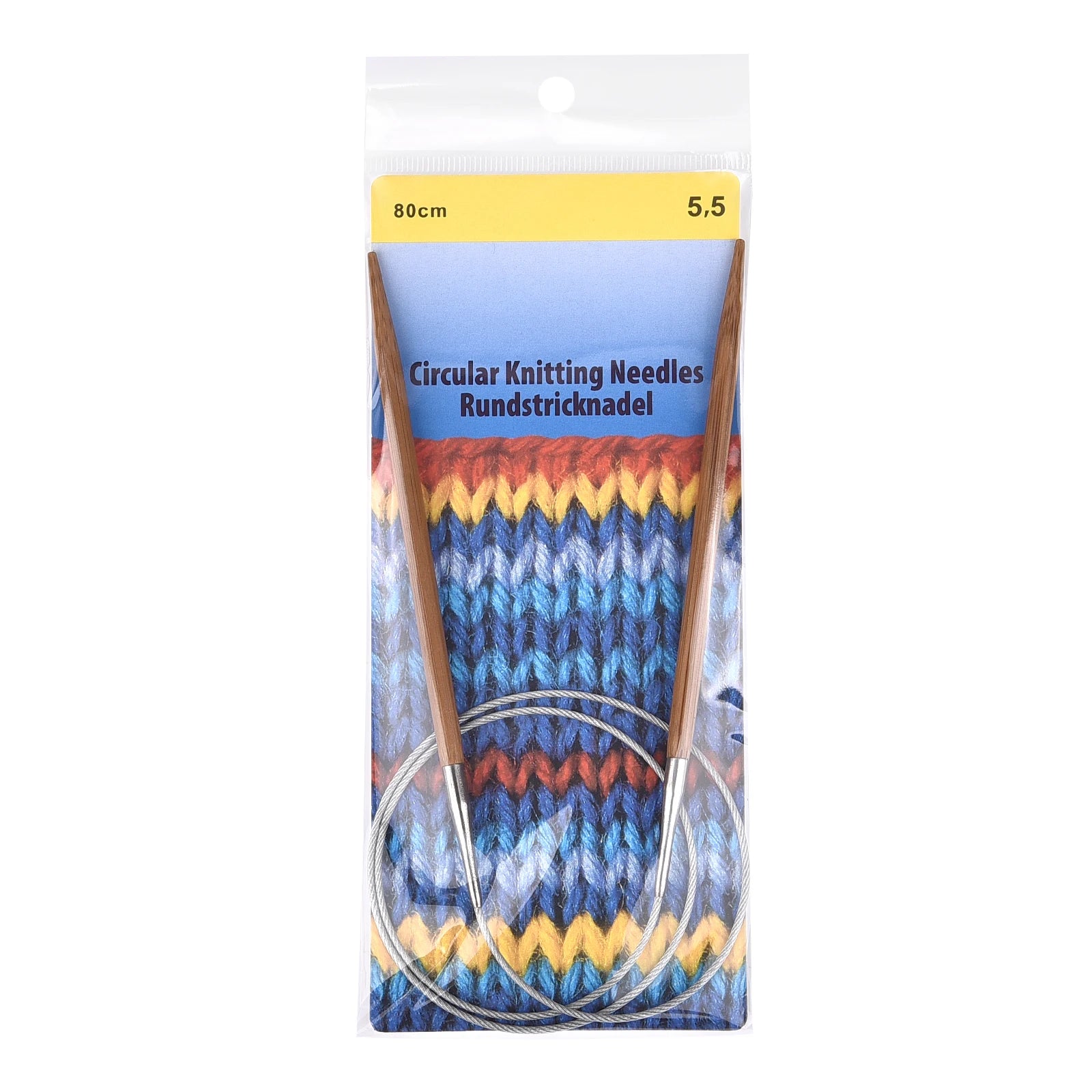 80cm Long Circular Sweater Needle Stainless Steel Crochet Sweater Knitting Tool Handmade DIY Weaving Tools Knitting Needles