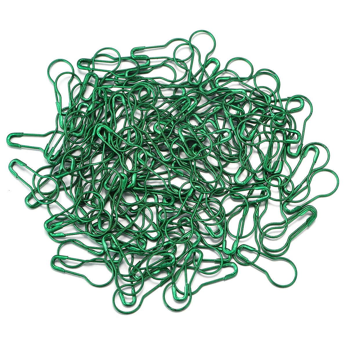 200Pcs Colorful Safety Pins Metal Gourd Pear Shape Locking Knitting Marker Tag Pins For Crafts Garment Brooch Sewing Pins Tools
