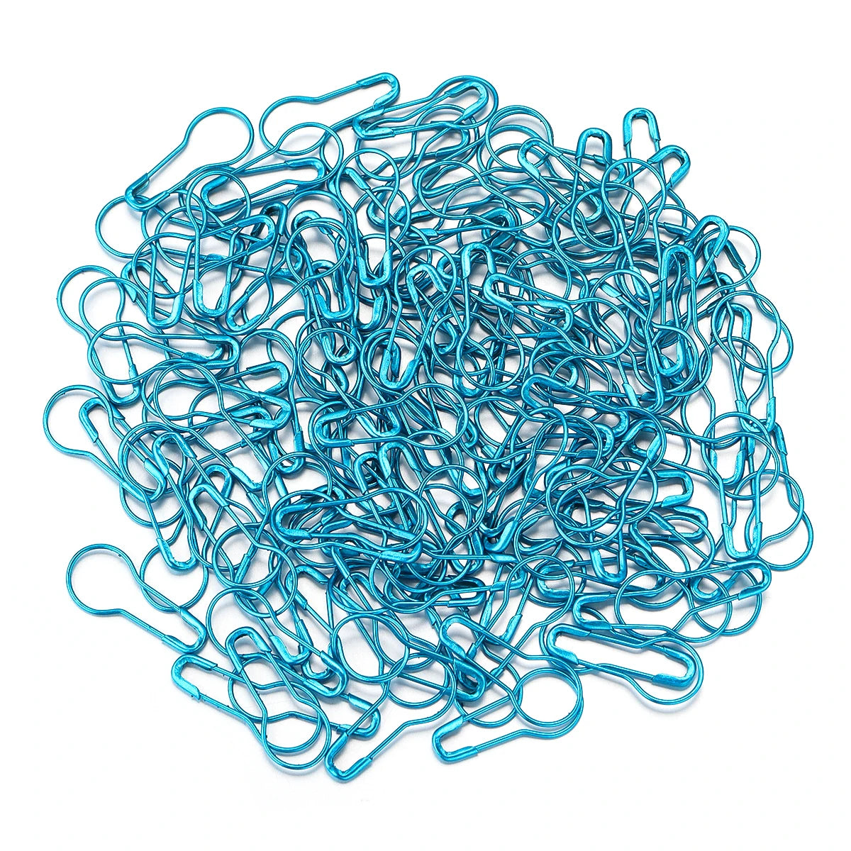200Pcs Colorful Safety Pins Metal Gourd Pear Shape Locking Knitting Marker Tag Pins For Crafts Garment Brooch Sewing Pins Tools