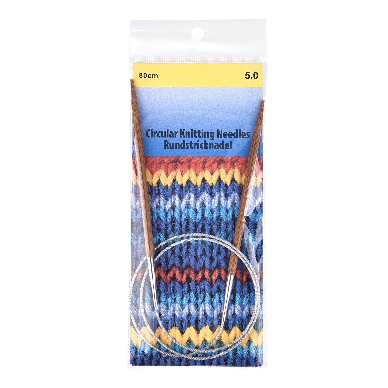 80cm Long Circular Sweater Needle Stainless Steel Crochet Sweater Knitting Tool Handmade DIY Weaving Tools Knitting Needles