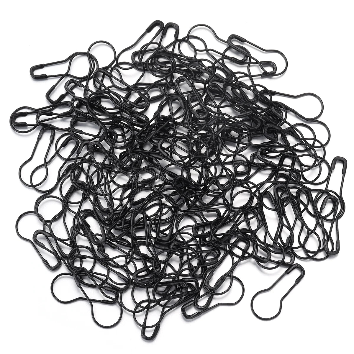 200Pcs Colorful Safety Pins Metal Gourd Pear Shape Locking Knitting Marker Tag Pins For Crafts Garment Brooch Sewing Pins Tools
