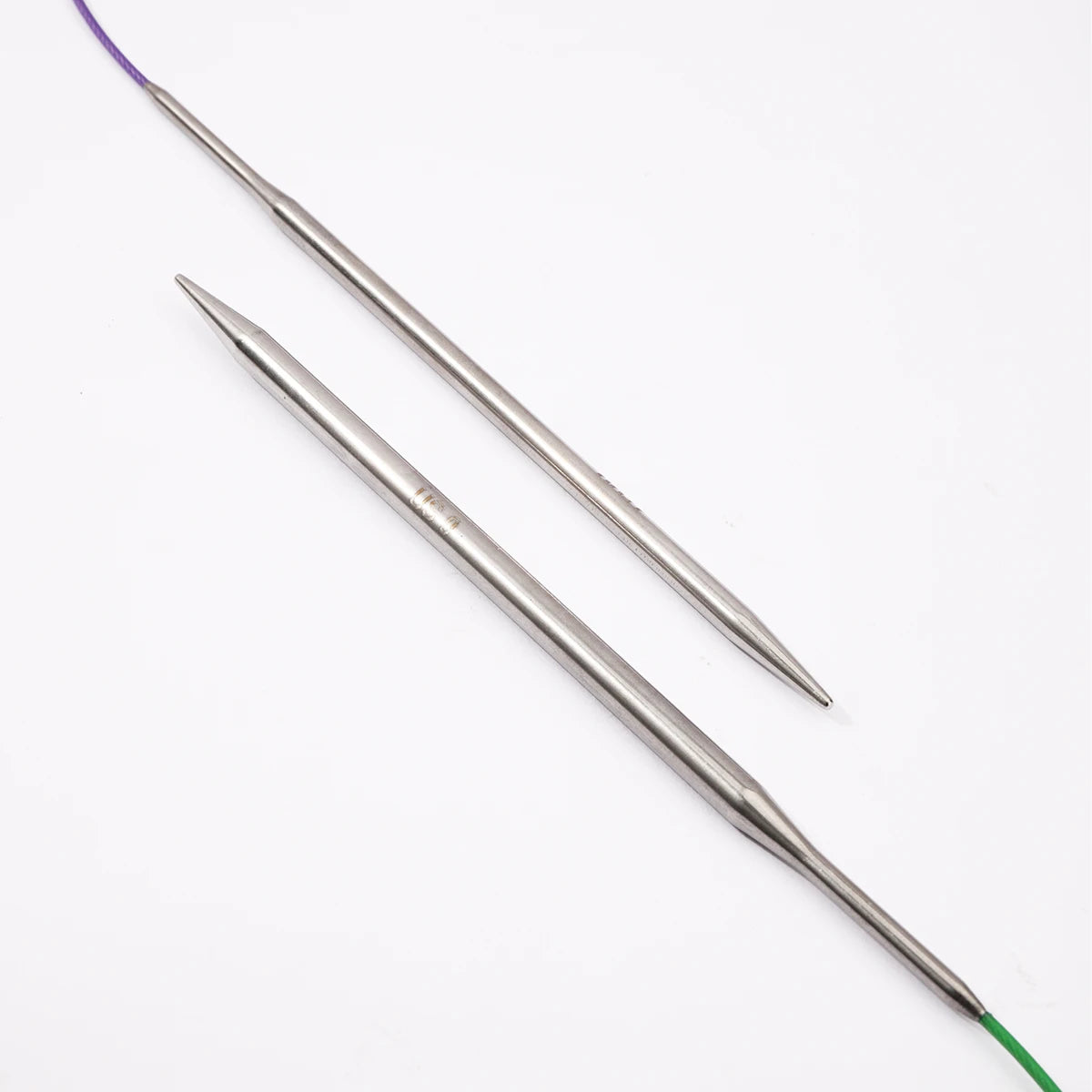 80cm Durable Circular Knitting Needles, Stainless Steel Weaving Pins for Sweater Scarf Making, DIY Knitting Accessories